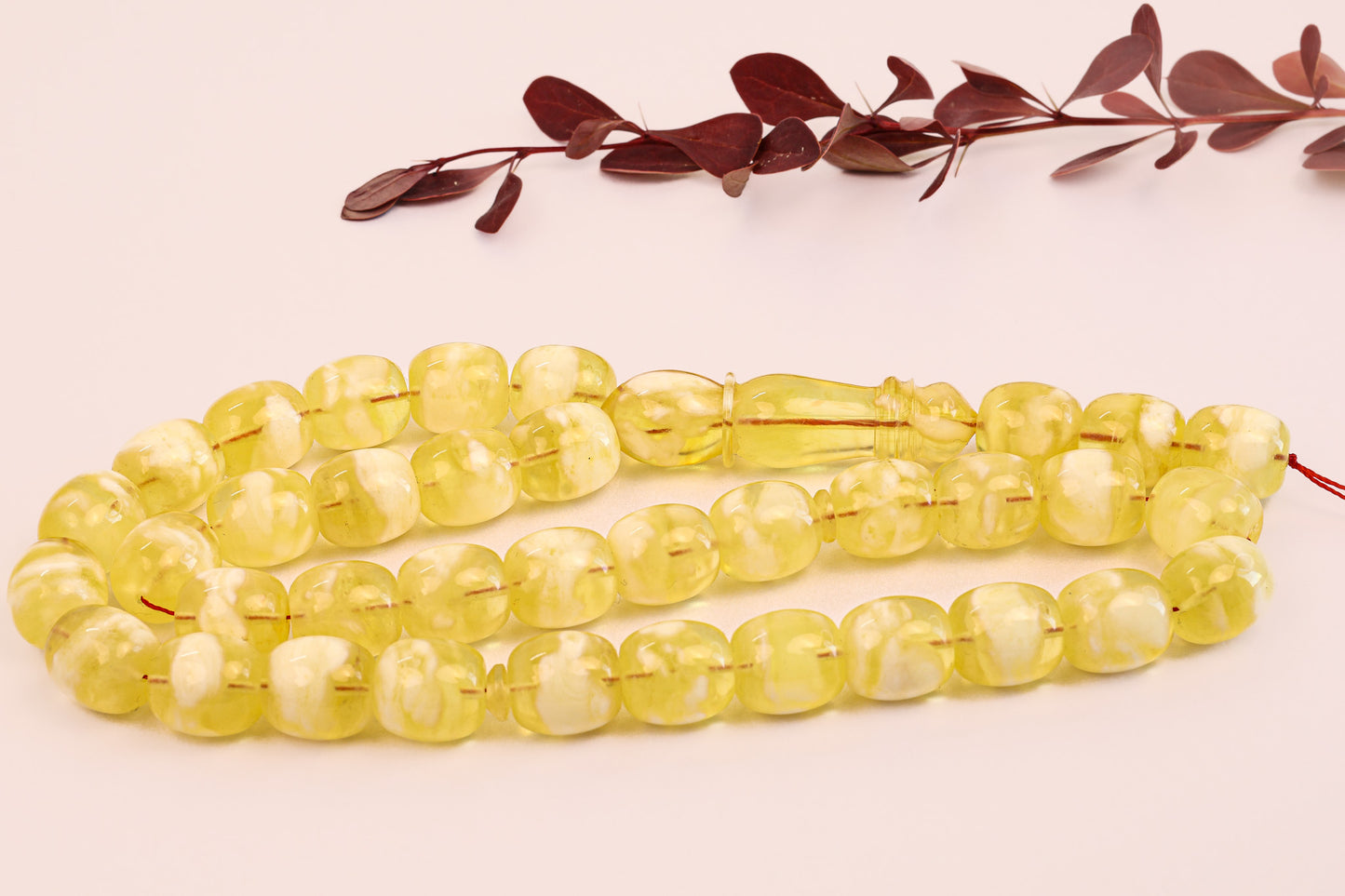 Amber Prayer Beads