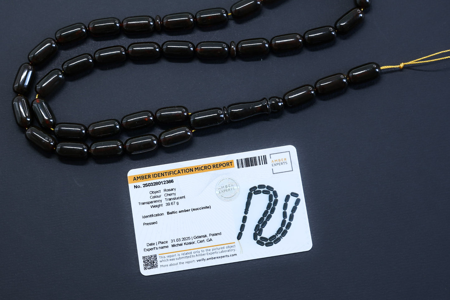 Amber Prayer Beads