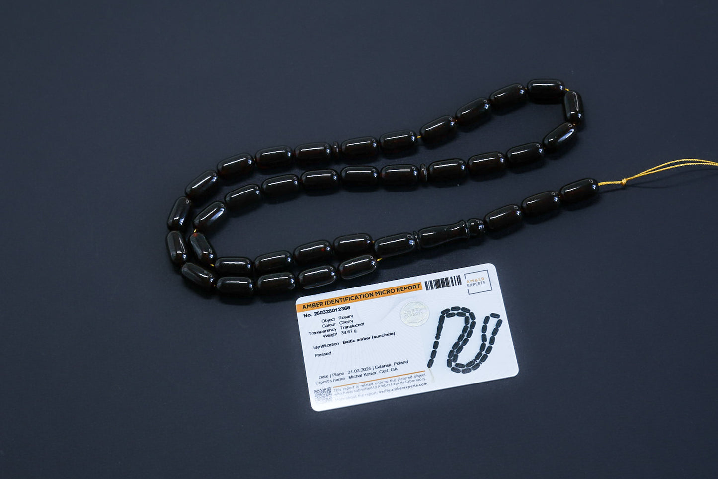 Amber Prayer Beads