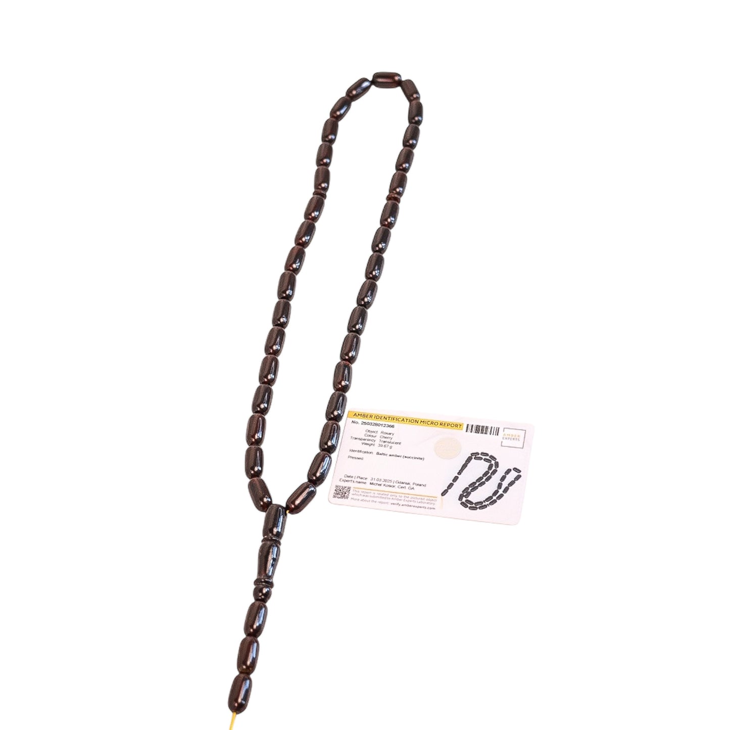 Amber Prayer Beads