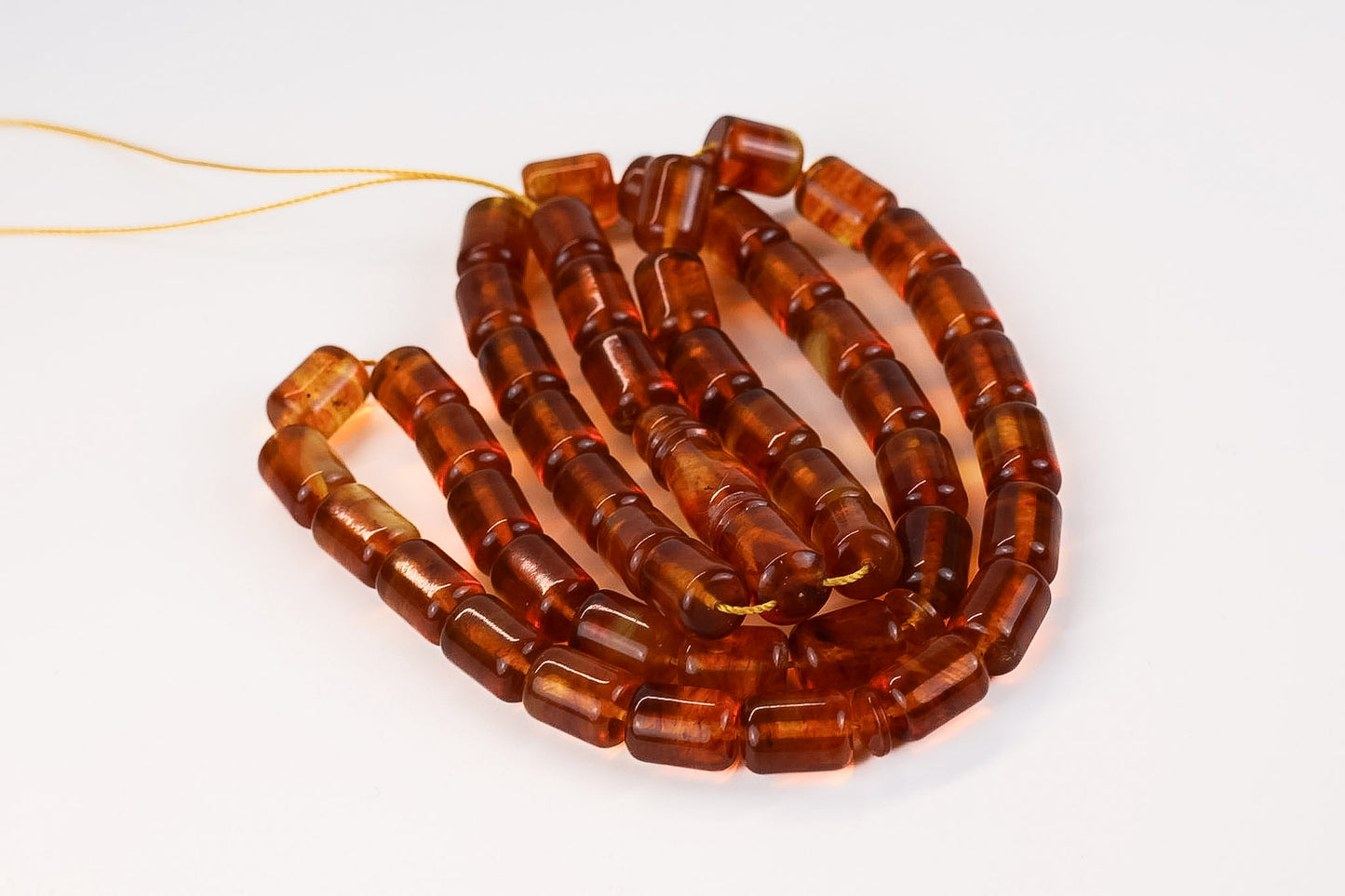Pressed Cognac Orange Baltic Amber Mesbah – 27.95g