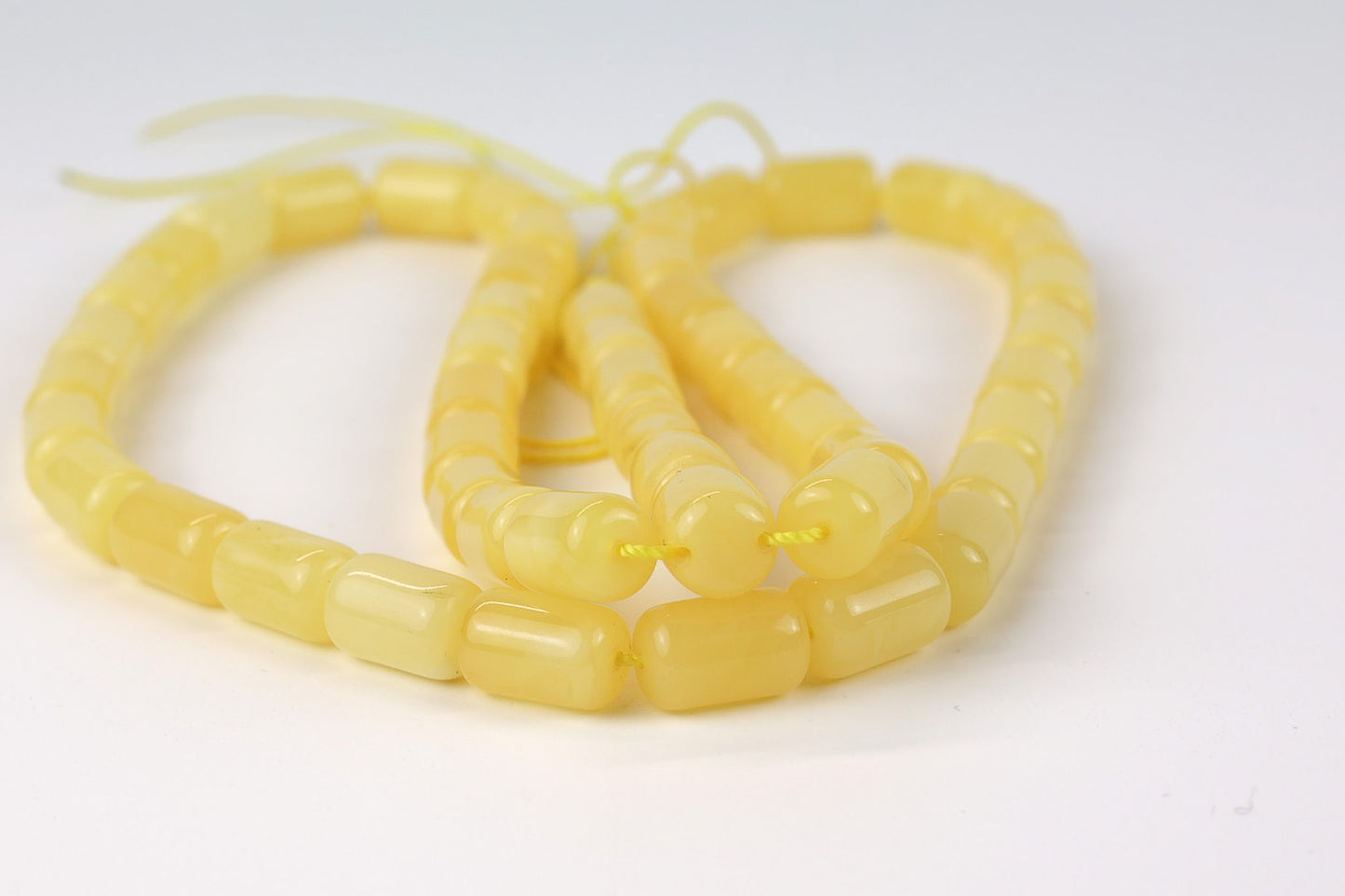 Natural Yellow Baltic Amber Rosary (20.88g) | Certified Mesbah | Tetibel