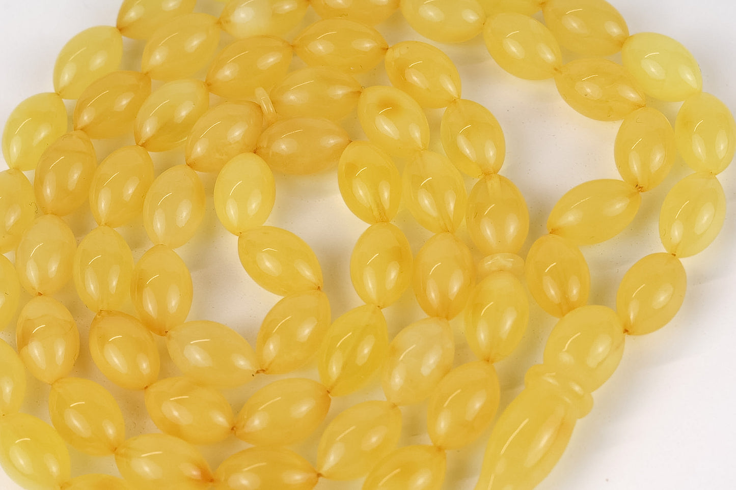 Natural Yellow Baltic Amber Rosary (23.01g) | Certified Mesbah | Tetibel