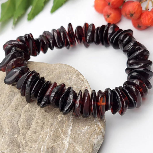 Amber Chips Bracelet