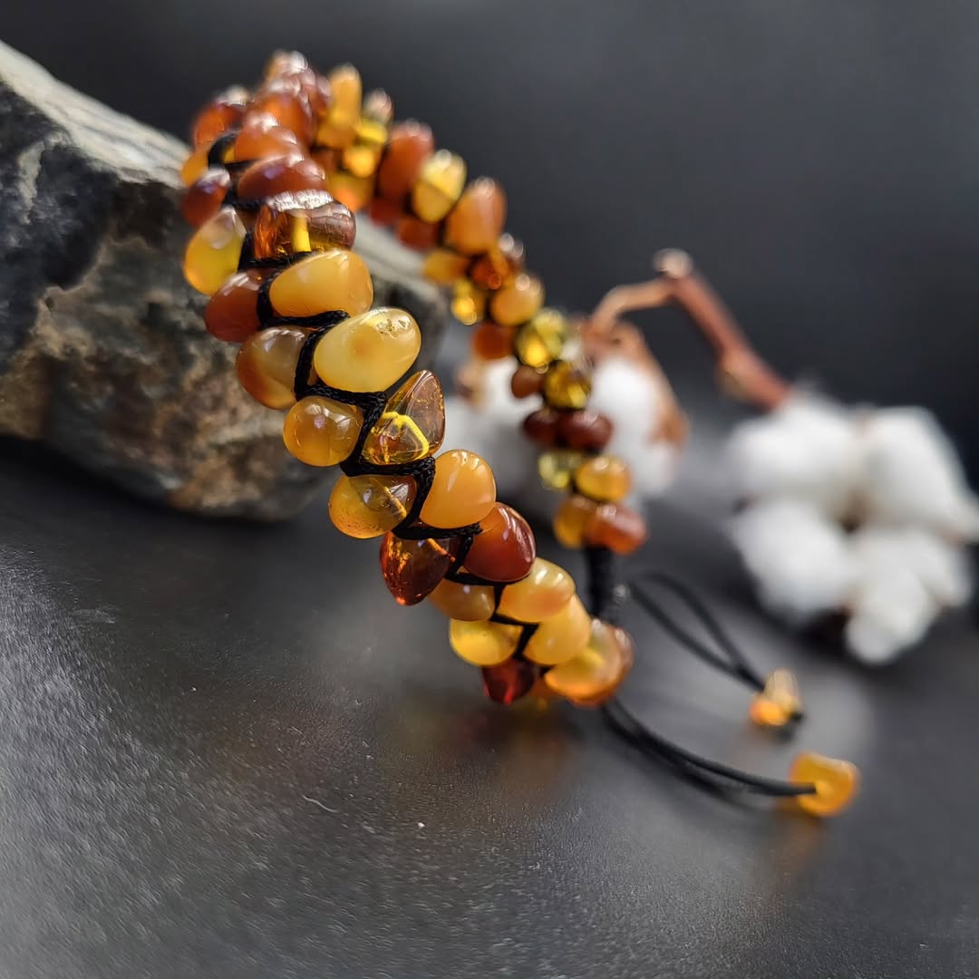 Amber Woven Bracelet