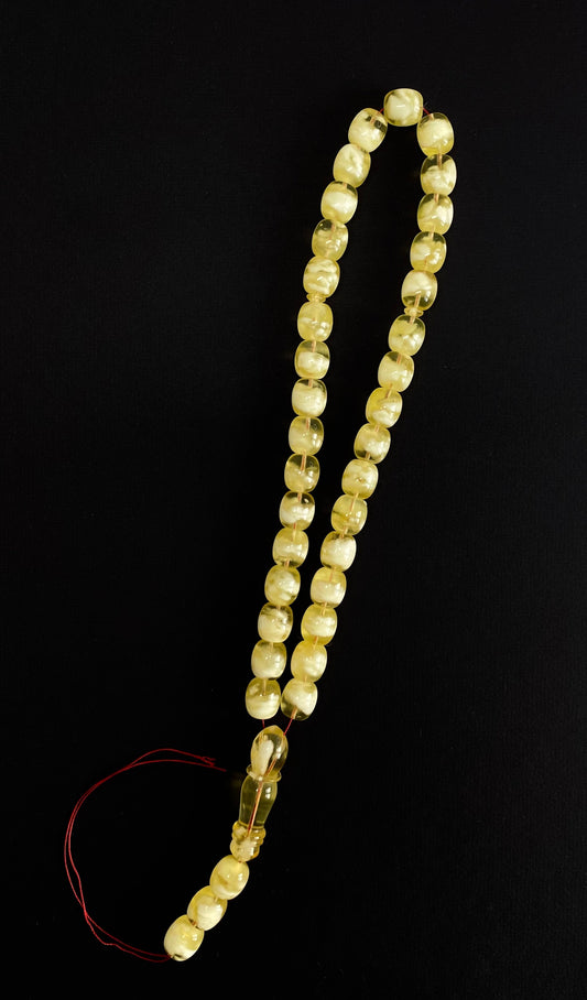 Amber Prayer Beads