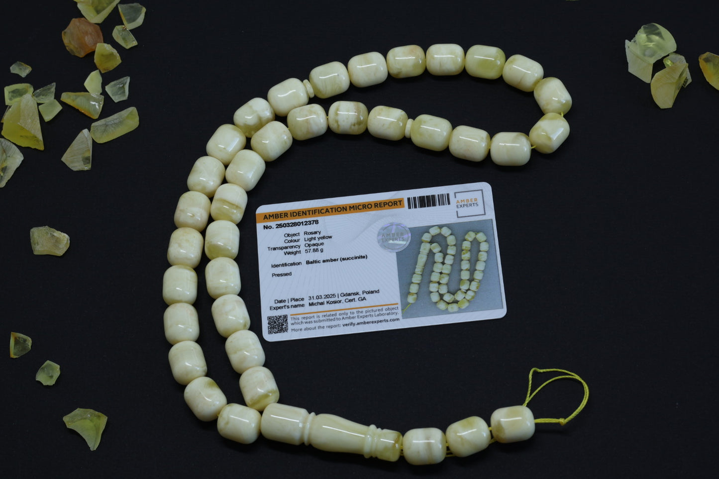 Amber Prayer Beads