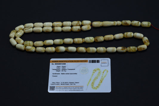 Amber Prayer Beads