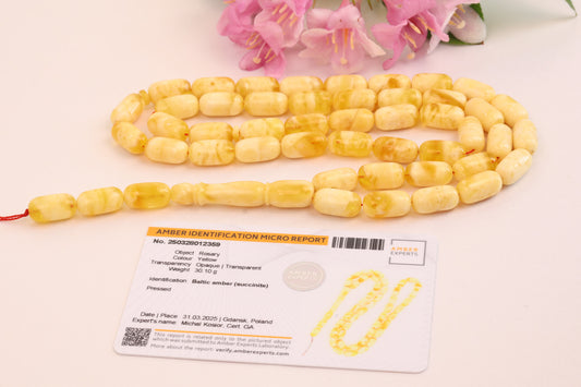Amber Prayer Beads