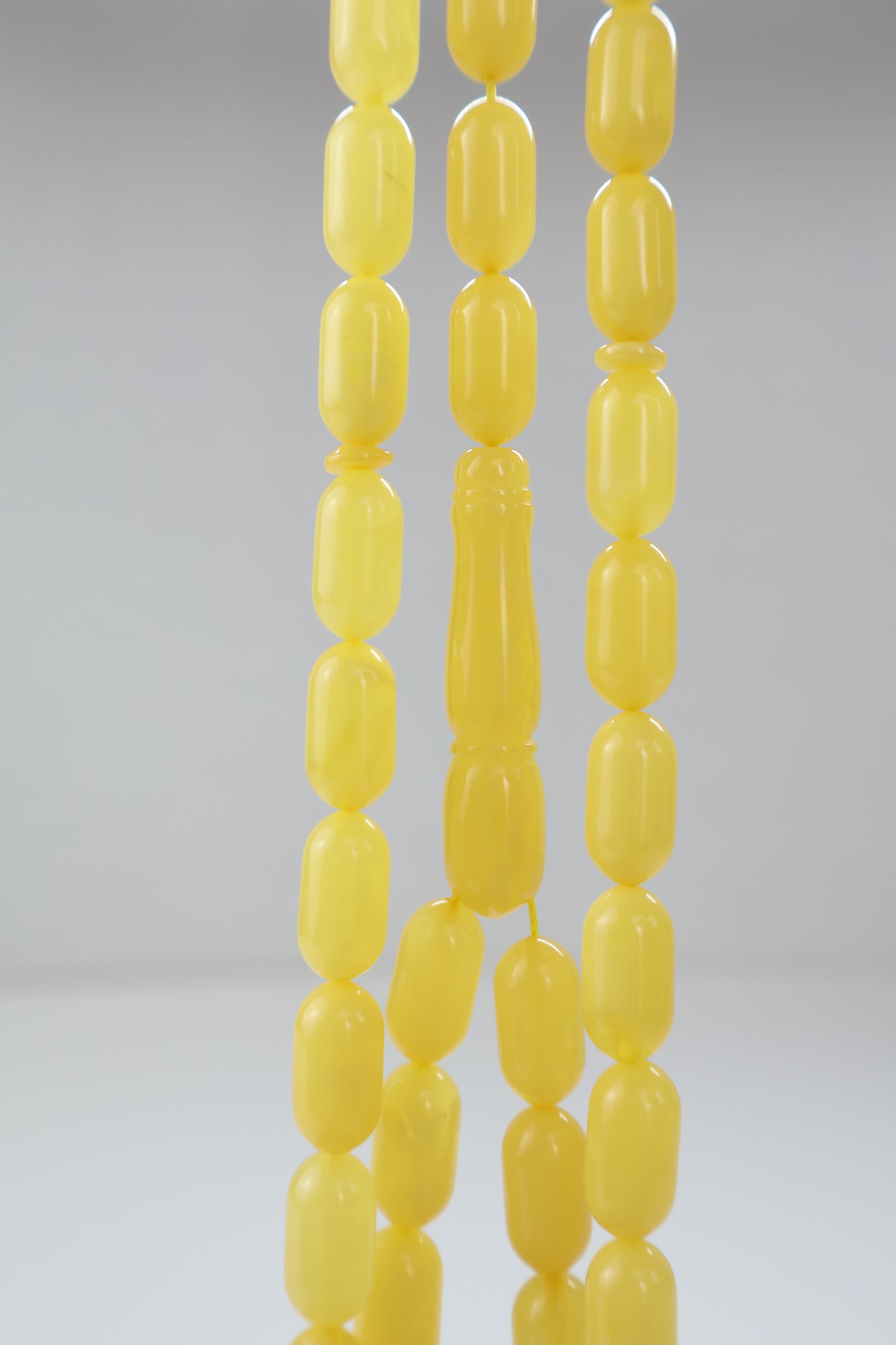 Certified Baltic Amber Rosary 25.54g Lemon Yellow Succinite | Tetibel