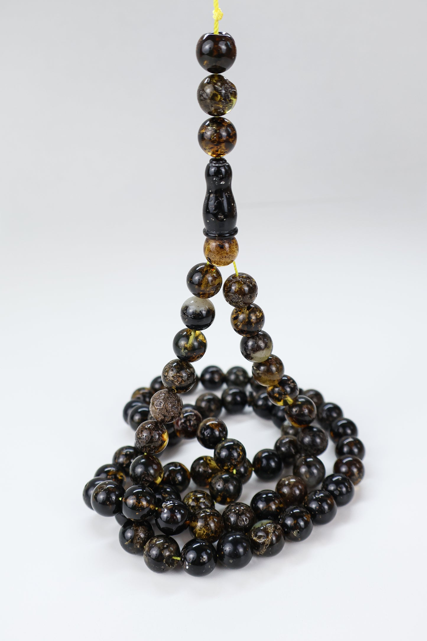 Natural Baltic Amber Rosary 72 Beads 10.4 mm | Certified Succinite | Tetibel